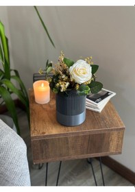 Resim Rıvon Bohem Vazo Gri 