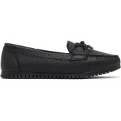Resim Kadın Siyah Tokalı Loafer 25AFE1451FT 