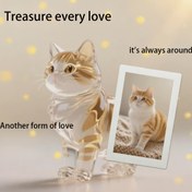 Resim 1/4 adet Pet Hair Keepsake Kolye, Sevimli Kedi Kürk Depolama Kutusu | Pet Sevginleri İçin Sevimli Kapsül Şarkı | Tüm Irklar İçin Uygun | Hediye | Pet Sahipleri İçin Duygusal Hediye | Asma Döngü Tasarımı | Duygusal Alıcılar İçin Mükemmel 