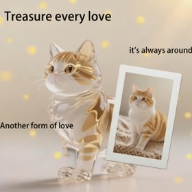 Resim 1/4 adet Pet Hair Keepsake Kolye, Sevimli Kedi Kürk Depolama Kutusu | Pet Sevginleri İçin Sevimli Kapsül Şarkı | Tüm Irklar İçin Uygun | Hediye | Pet Sahipleri İçin Duygusal Hediye | Asma Döngü Tasarımı | Duygusal Alıcılar İçin Mükemmel 