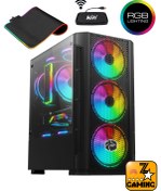 Resim Zeiron Acx25 Ryzen 5 5500 32gb 256gb M.2 Ssd+1tb Hdd Gtx1050ti Oyuncu Masaüstü Bilgisayar 