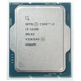 Resim INTEL Core i3 12100 4 4.30 GHz 12MB 1700P Tray Fansız 