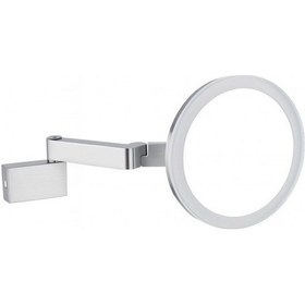 Resim Banyo Makyaj Aynası, Ledli Gün Işığı , Çift Kollu, 3x Büyüteçli - Krom Krom 