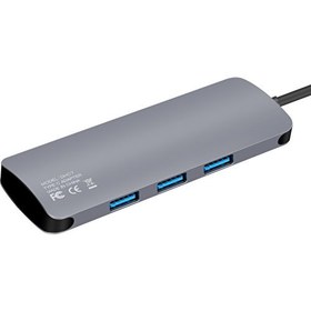 Resim Onelink 6 In 1 Usb-C Hub Çevirici Dönüştürücü 