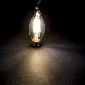 Resim Cata CT-4062 4W LED Filament Kıvrık Buji Rustik LED Ampul 3200K Günışığı E-14 