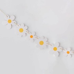 Resim Papatya Şekilli Duvar Süsü Banner 