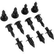 Resim Lasonstiges 50 Adet Kaporta Trim Paneli Sabitleme Kelepçeleri Plastik Perçinler Push-fit Evrensel Fit 6mm Delik Oto Alet Parçaları Evrensel Tip 
