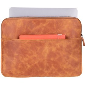 Resim Torıno Tuscan Tan Super Slim 14inç Laptop / Apple Uyumlu MacBook Kılıf Kahverengi 