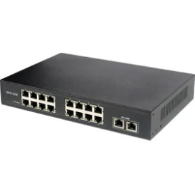 Resim Power Switch 16 Port 10/100M Poe Switch + 2 Port 10/100/100M Wan1-Wan2 