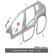 Resim Oem Peugeot 3008 2011 - 2015 Direk Köşe Üçgen Bakaliti Sol 9025.t2 