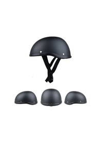 Resim Dianziye Klasik Stili Erkek Kadın Unisex Yaz Bisiklet Kaskı - Yarı Kask Güvenlik Aksesuarı Mat Siyah, Tek Boyut Çok Renkli 