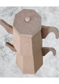 Resim 1448bng90229hobi Adn Dekoratif Çaydanlık Cnc Kesim Ahşap Mdf Ham Model El Yapım Ahşap 