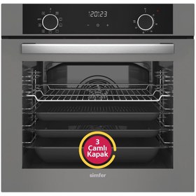 Resim Simfer 8217 Airfry 10 Fonksiyonlu Fırıın - Silver 