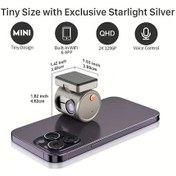 Resim Wangxi Kawa Mını 3 Araç Kamerası Starlight Silver Dash Cam 2k 1296p Dvr Gece Görüş Wifi Wdr 