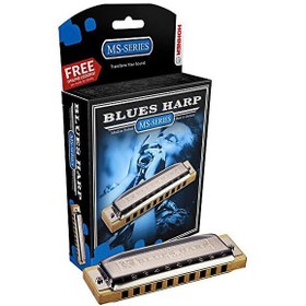 Resim Hohner Blues Harp MS Serisi La Bemol Majör Mızıka 