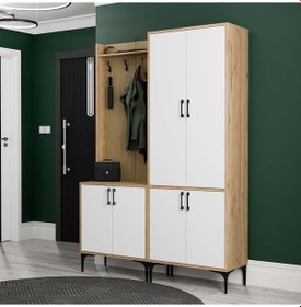 Resim Set 5002-5032 Royal 6 Kapaklı 9 Askılı Portmanto Sepet-yunus-beya 