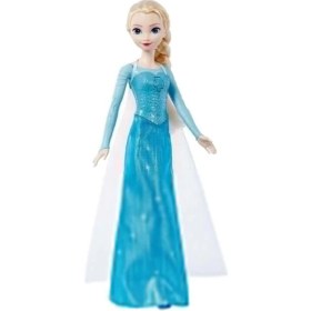 Resim Mattel Karlar Ülkesi Oyuncakları, Karlar Ülkesi Filmindeki 'let It Go' Şarkısını 4 Dilde Seslendiren ve Filmdeki Kıyafetini Giyen, Şarkı Söyleyen Bebek, JDX52 