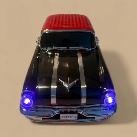 Resim Feyza Design Vintage Araba Tasarımlı Çok Fonksiyonlu Bluetooth ve Mp3 Müzik Çalar 