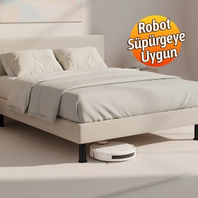 Resim Badem10 Keson 4 Adet 15 cm Siyah Plastik Mobilya Baza Tv Ünitesi Yükseltme Ayağı Robot Süpürge Uyumlu 