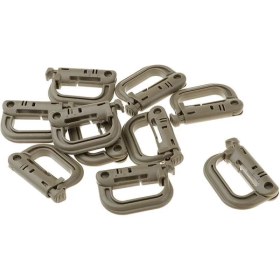 Resim Homyl 10PCS Sırt Çantası Halkası Kilitleme Dokuma Tokası Karabiner Tırmanma Kancası Anahtarlık Çamur (Yurt Dışından) 