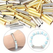 Resim 50/100 Adet Bakır Boru Aralayıcı Boncuk - Takı Yapımı İçin Geometrik Desenli Malzemeler, DIY Bileklik Küpe Kolye Aksesuarları, Dayanıklı Bakır Malzeme Ayakkabı Saat & Moda Takı Tasarımı, Boncuk İpliği, Şık Boncuk Detalları, Aksesuar Tasarımcılar İçin 