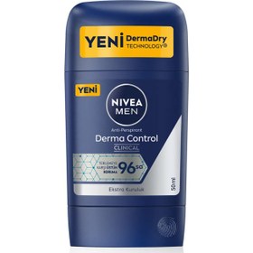 Resim Nivea Men Derma Control Clinical Ekstra Kuruluk - Stick Deodorant 50ml 