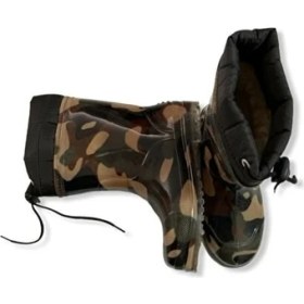 Resim Casso İçi Polarlı Kaymaz Taban Su ve Soğuk Geçirmez Naylon Çizme 