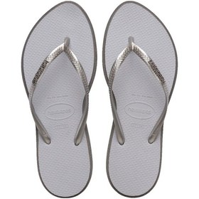 Resim Slim Point Steel Grey Kadın Terlik-4794 Gümüş 