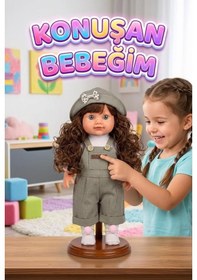 Resim Lucia Girl Konuşan 35 Cm - Etkileşimli Kolları Bacakları Ve Kafası Et Kutulu Oyuncak Bebek 26544155 
