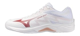 Resim Mizuno Lightning Select Kadın Voleybol Ayakkabısı Beyaz / Kırmızı 