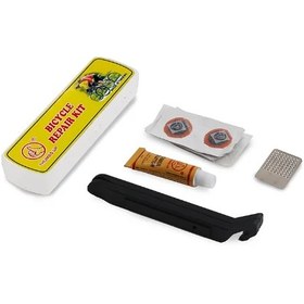 Resim Bisiklet Yama Seti 6 Yamalı 2 Adet Levyeli Yapıştırıcılı 