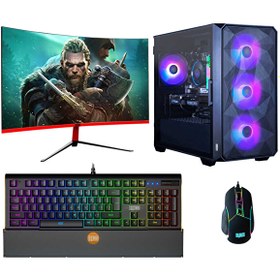 Resim DRx5342 Ryzen 5 5500 16GB Ram 1TB SSD 6GB GTX1660Ti 23.6 inç 165Hz Curved Masaüstü Bilgisayar Dragos