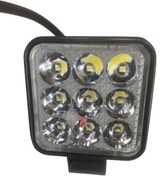 Resim TAS Motosiklet Sis Farı 12 V 9 Led 27w Aliminyum Beyaz Işık L-1118 