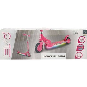 Resim Evo 2 Tekerlekli Flash Işıklı Pembe Scooter 