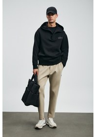 Resim Lufian Road Erkek Sweatshirt Siyah Siyah 112030180100100 Siyah 