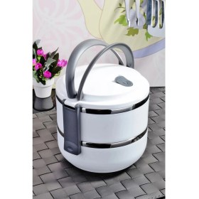 Resim Sefer Tası Yemek Termosu Saklama Kabı Termosu 2li - Çelik 