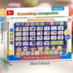 Resim 3+ Yaş Çocuklar İçin Etkileşimli Öğrenme Oyuncakları | ABC, Sayılar, Hayvan Sesleri ve Müzik Eğitimi Oyunları | Ekran Olmayan Bilişsel Gelişim Oyuncakları | Pembe Yeşil | Şükran Günü ve Noel Hediyeleri, Çocuk Oyuncakları, Parlak Görsel Etkiler, Yüksek Kaliteli Düğmeler, Öğrenme Tabletleri, Ebeveynler ve Öğretmenler 