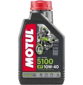 Resim Motul 5100 4T 10W-40 Motorsiklet Motor Yağı 1L 