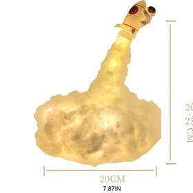 Resim Kendin Yap Uçan Astronot Tasarımlı Gece Lambası 