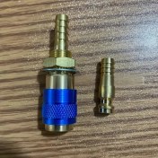 Resim Chuangyinshop 2 Parça Kaynak Makinesi Su Tankı Bağlantısı 8mm Set Su Soğutma Hortum Konnektörü 