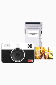 Resim Mini Shot 2 Retro 4PASS Anlık Kamera ve Fotoğraf Yazıcı - Beyaz 