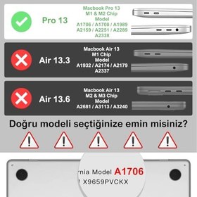 Resim Klasse MacBook Pro 13 inç 2020-2022 M1-M2 Çip ile Uyumlu Dayanıklı Koruyucu Kılıf, Ultra İnce Kabuk Koruma Elastik Kapak A1706 A1708 A1989 A2159 A2251 A2289 A2338 (Mat) 