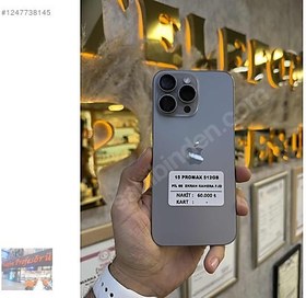 Resim Apple iPhone 15 Pro Max İkinci El TR | 512 GB | Natürel Titanyum 