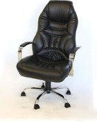 Resim Genel Markalar Uzay Müdür Koltuğu Krom Sac Kol - Siyah 