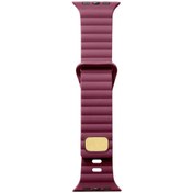 Resim Watch 40mm Uyumlu KRD-73 Uyumlu Zore Kordon-Mürdüm 