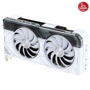 Resim ASUS DUAL-RTX4070-O12G-WHITE, 12Gb, 192Bit, GDDR6X, 1xHDMI, 3xDP GAMING Ekran Kartı 