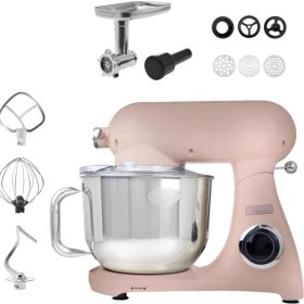 Resim 1800W Güç 6,2 Lt Premium Döküm Gövde Kıyma ,sucuk, Hamur Yoğurma Mutfak Şefi ,lambader Hediye 