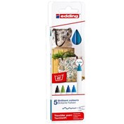 Resim Edding Kumaş Boyama Kalemi Cool 5 Lİ 4500 /5S 