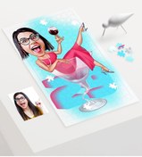 Resim Bk Gift Kişiye Özel Doğum Günü Karikatür 240 Parça A3 Puzzle - 2 