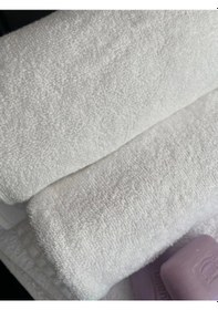 Resim Otel Tipi 10 Adet El Havlusu 50x90 300 Gr. 32 Beyaz 